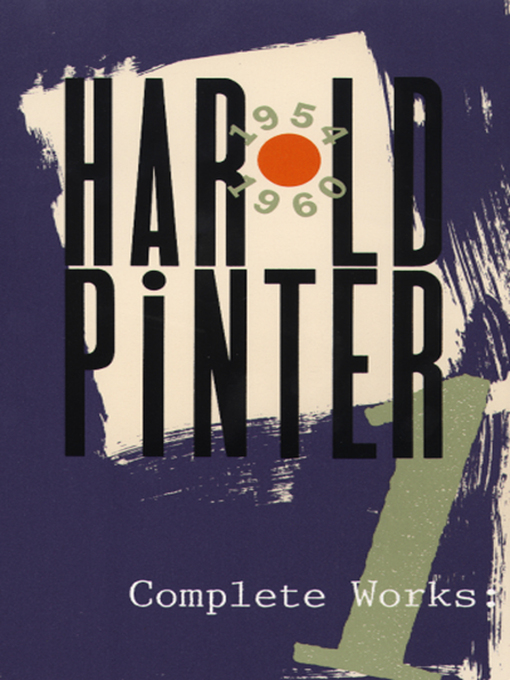 Title details for Complete Works, Volume I by Harold Pinter - Wait list